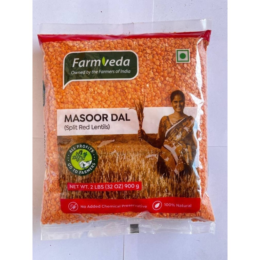 FARMVEDA MASOOR DAL 4 LBS