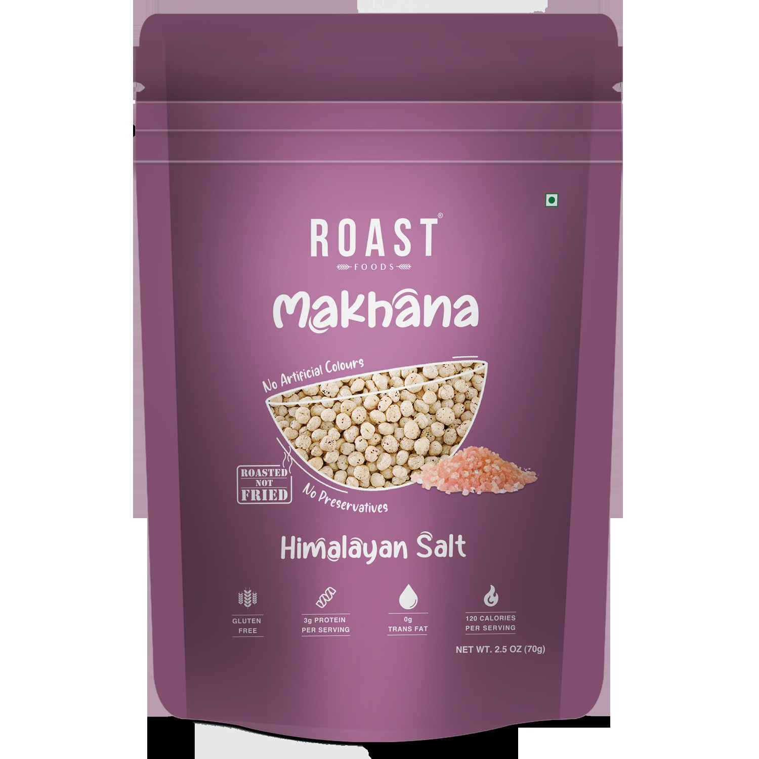 Roast Himalayan Salt Foxnuts 70 GM