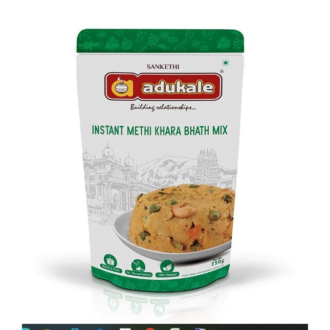 Adukale Methi Khara Bhath Mix 250 GM