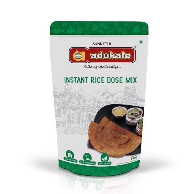 Adukale Instant Rice Dose Menthya Dosa Mix 500 GM
