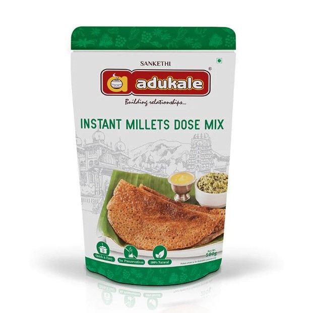 Adukale Instant Millets Dose Dosa Mix 500 GM