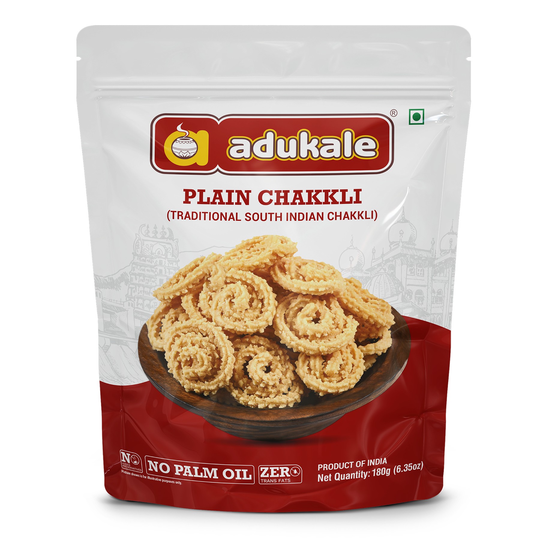 PLAIN CHAKKLI ADUKALE 180 GM