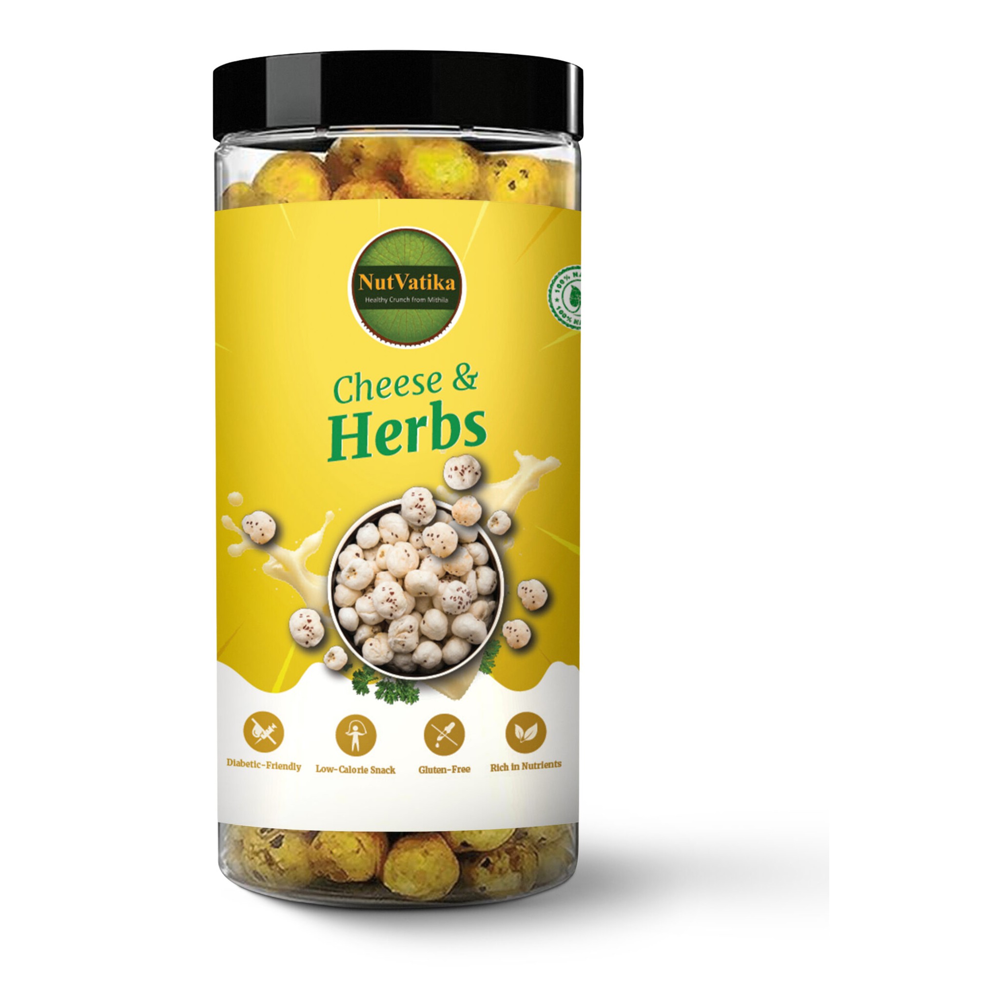 CHEESE And HERB MAKHANA CRISPEEZ 75 GM