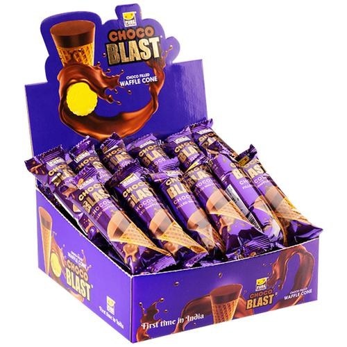 GOLD CHOCOLATE FLAVOUR CONE CHOCO BLAST 90 GM