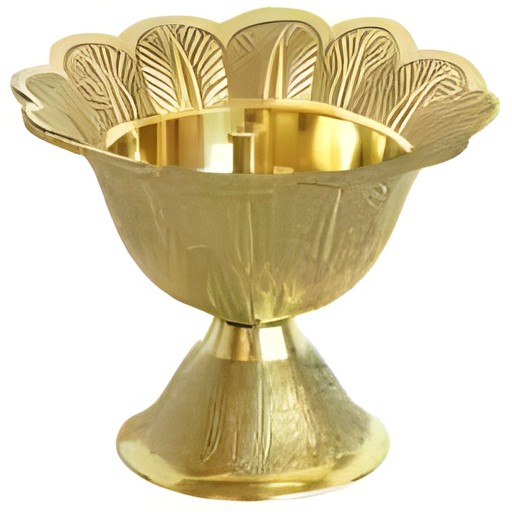 Brass Devdaas Diya No.4 1 COUNT