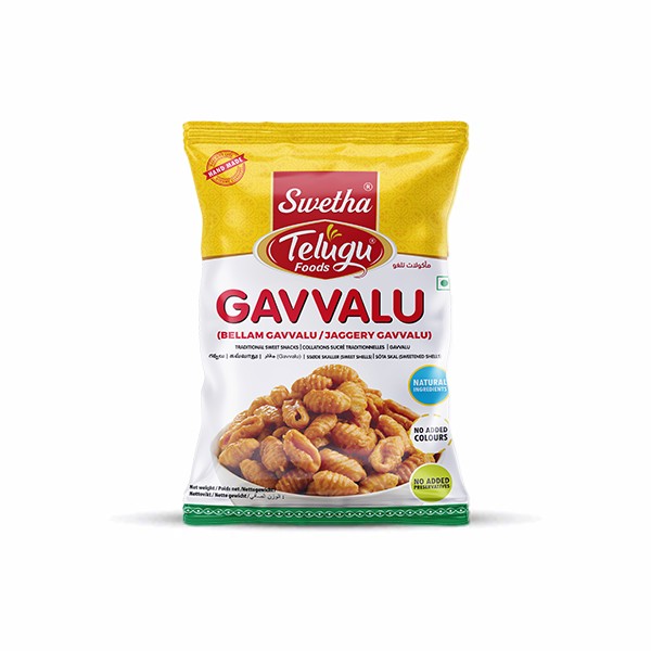 SWETHA TELUGU Telugu Bellam Gavvalu 100 GM