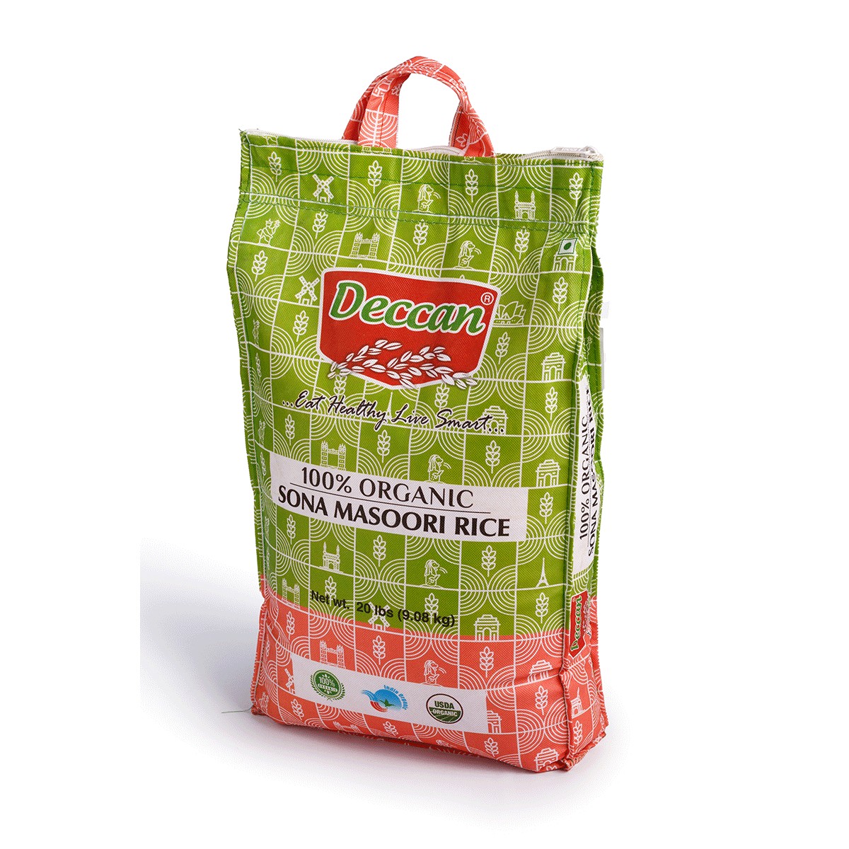 DC Org Sona Masoori Rice 20 LBS