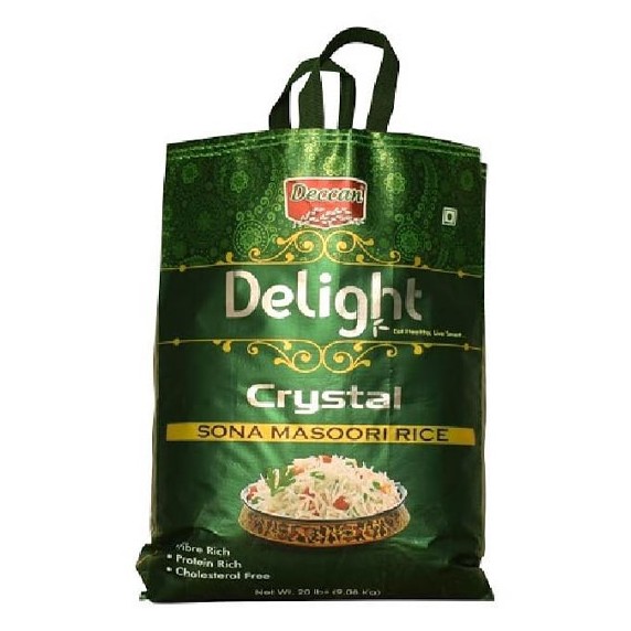 CRYSTAL SONA MASOORI RICE DECCAN DELIGHT 10 LBS