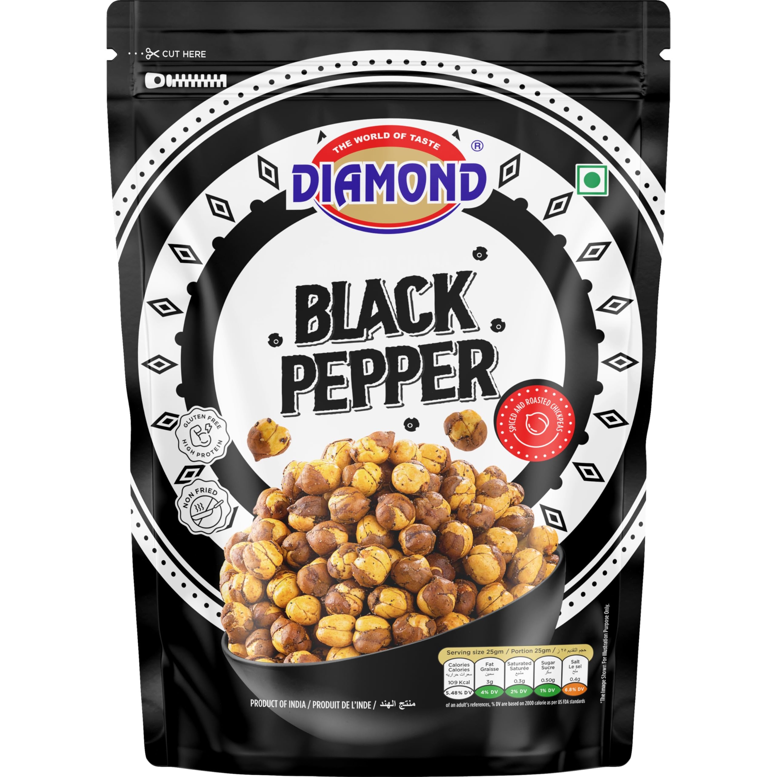 Diamond Black Pepper Chana 200 GM