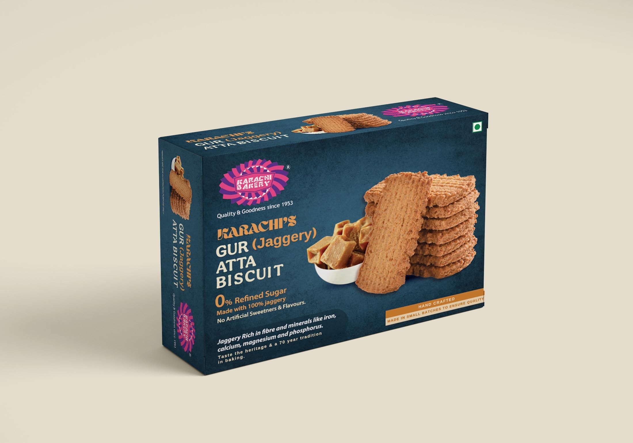 KARACHI GUR ATTA BISCUIT 300 GM
