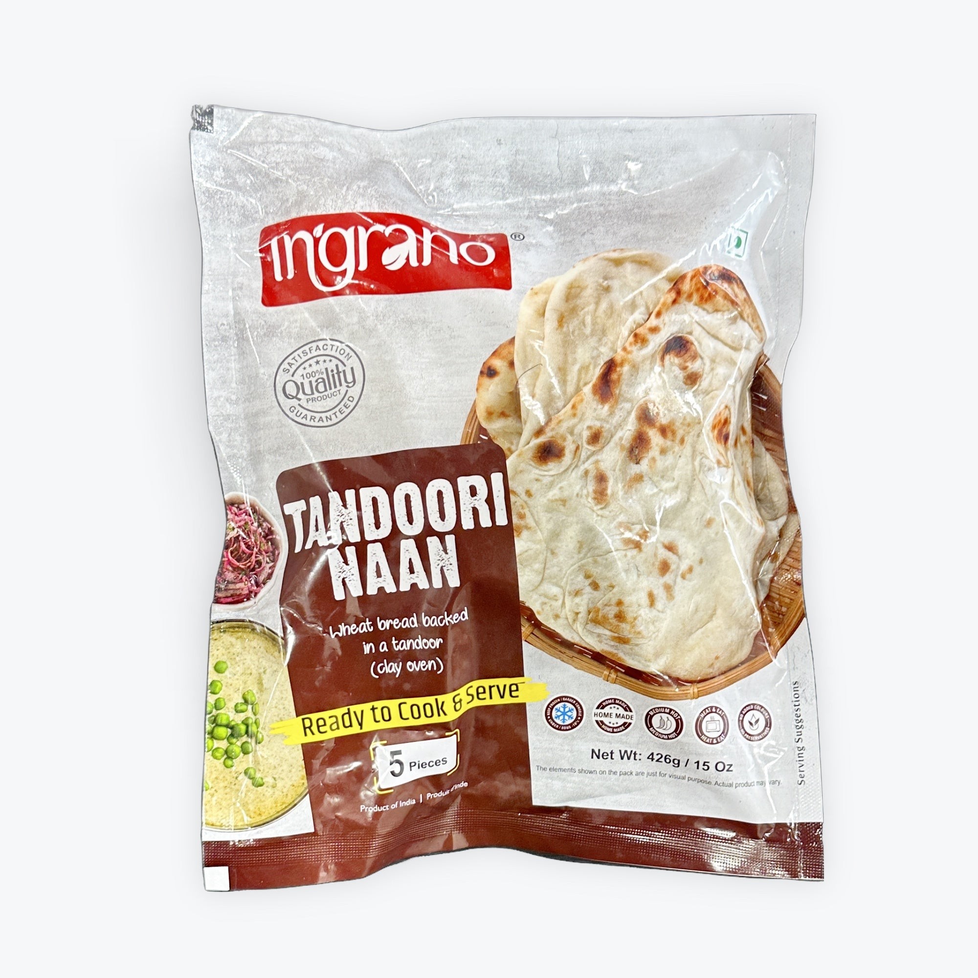 INGRANO TANDOORI NAAN 426 GM