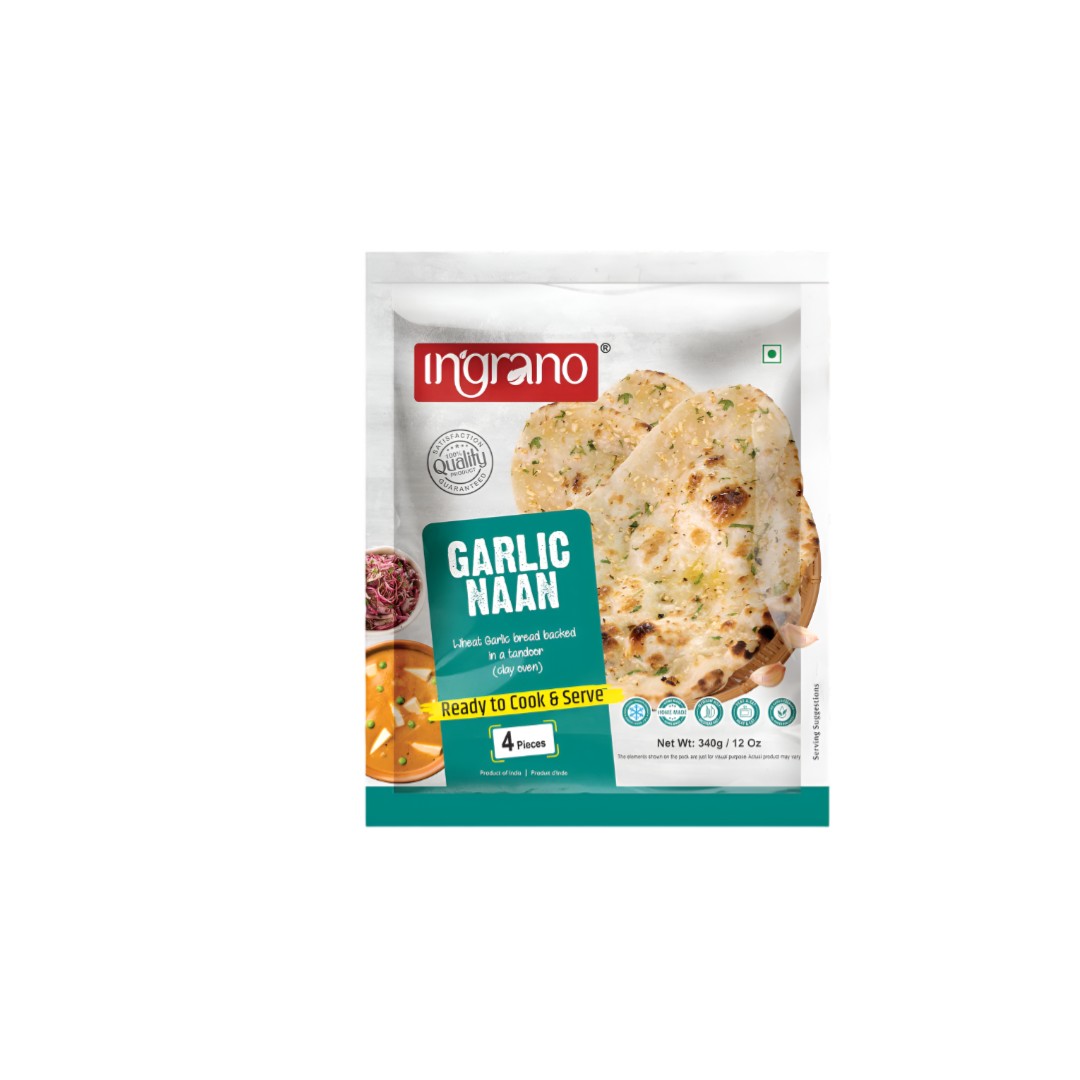 INGRANO GARLIC NAAN 340 GM