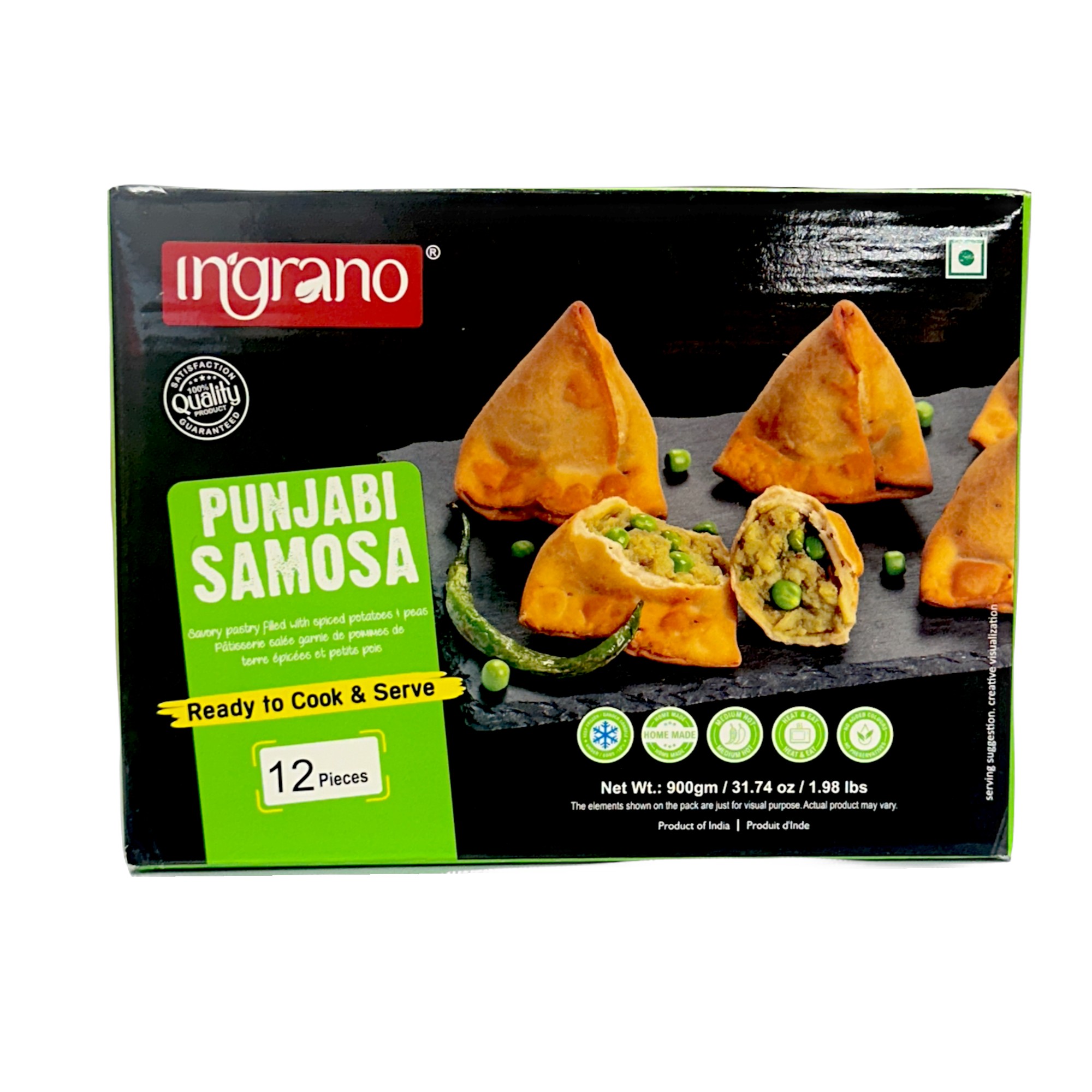 INGRANO PUNJABI SAMOSA 900 GM