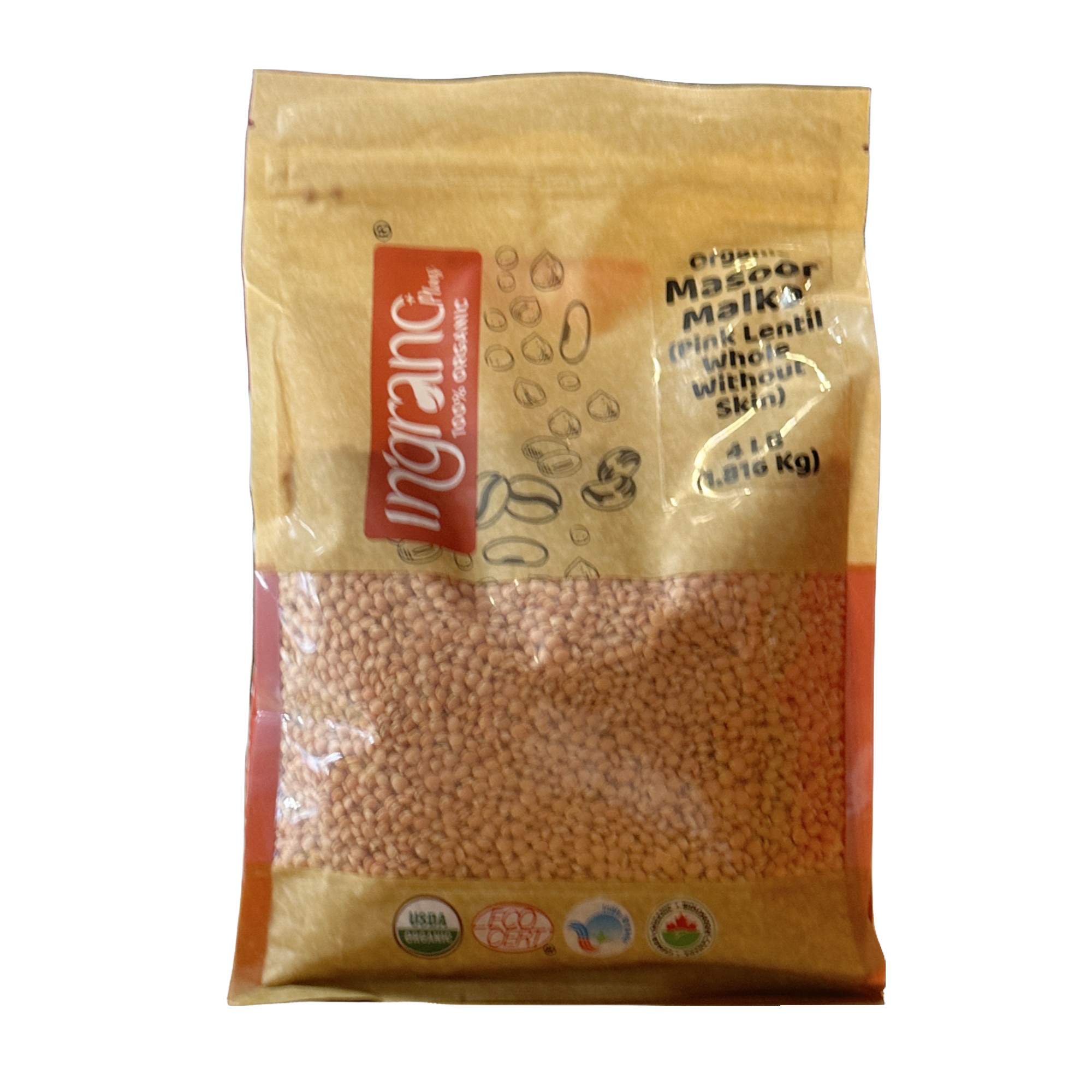 INGRANO ORG MASOOR MALKA 4 LBS