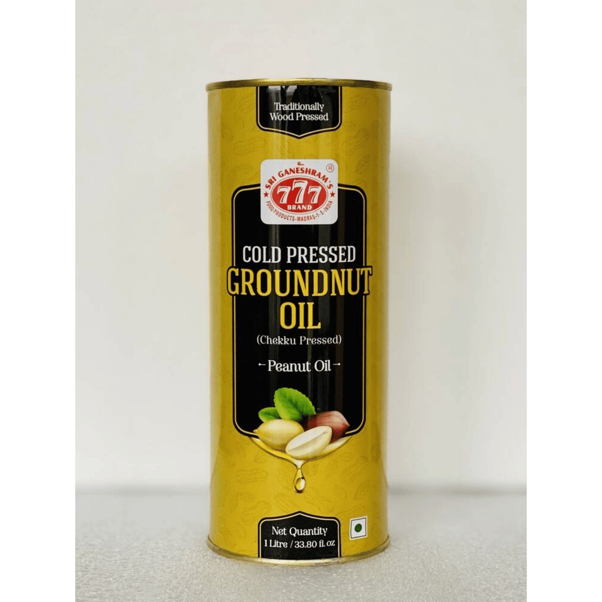 777 Cold Press Peanut Oil 4 LTR