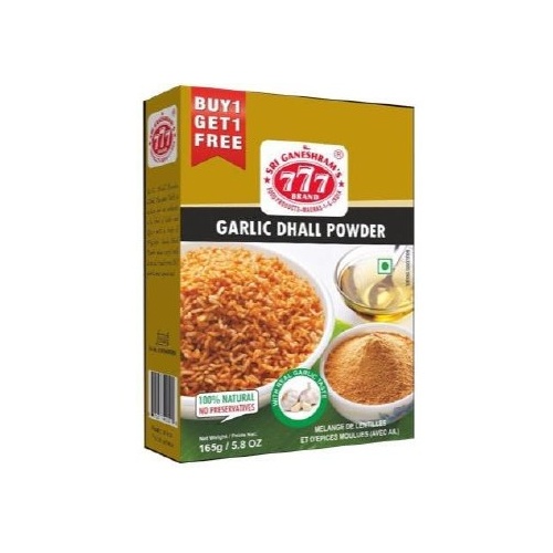 GARLIC DHALL POWDER 777 165 GM