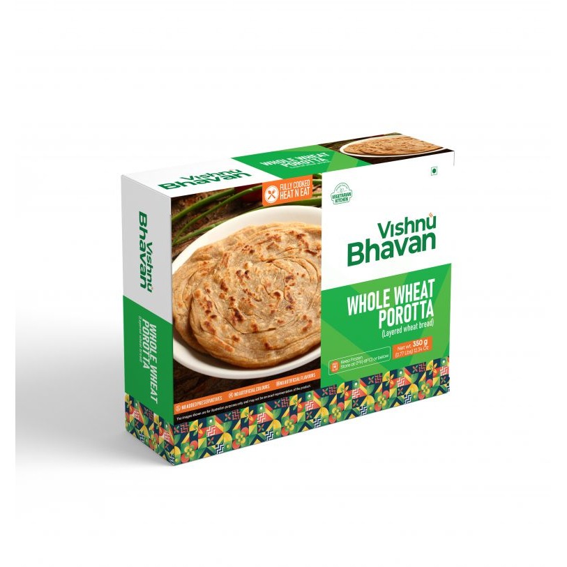 Whole Wheat Porotta 454 GM