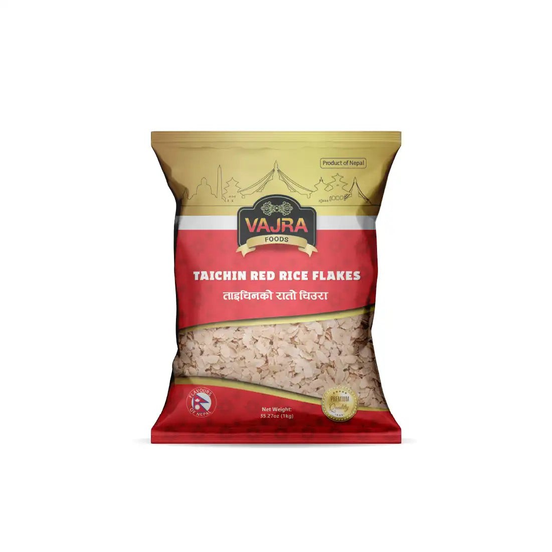 TAICHIN RED RICE FLAKES VAJRA 1 KG