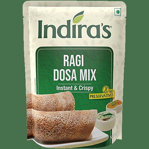 INDIRAS RAGI DOSA MIX 500 GM