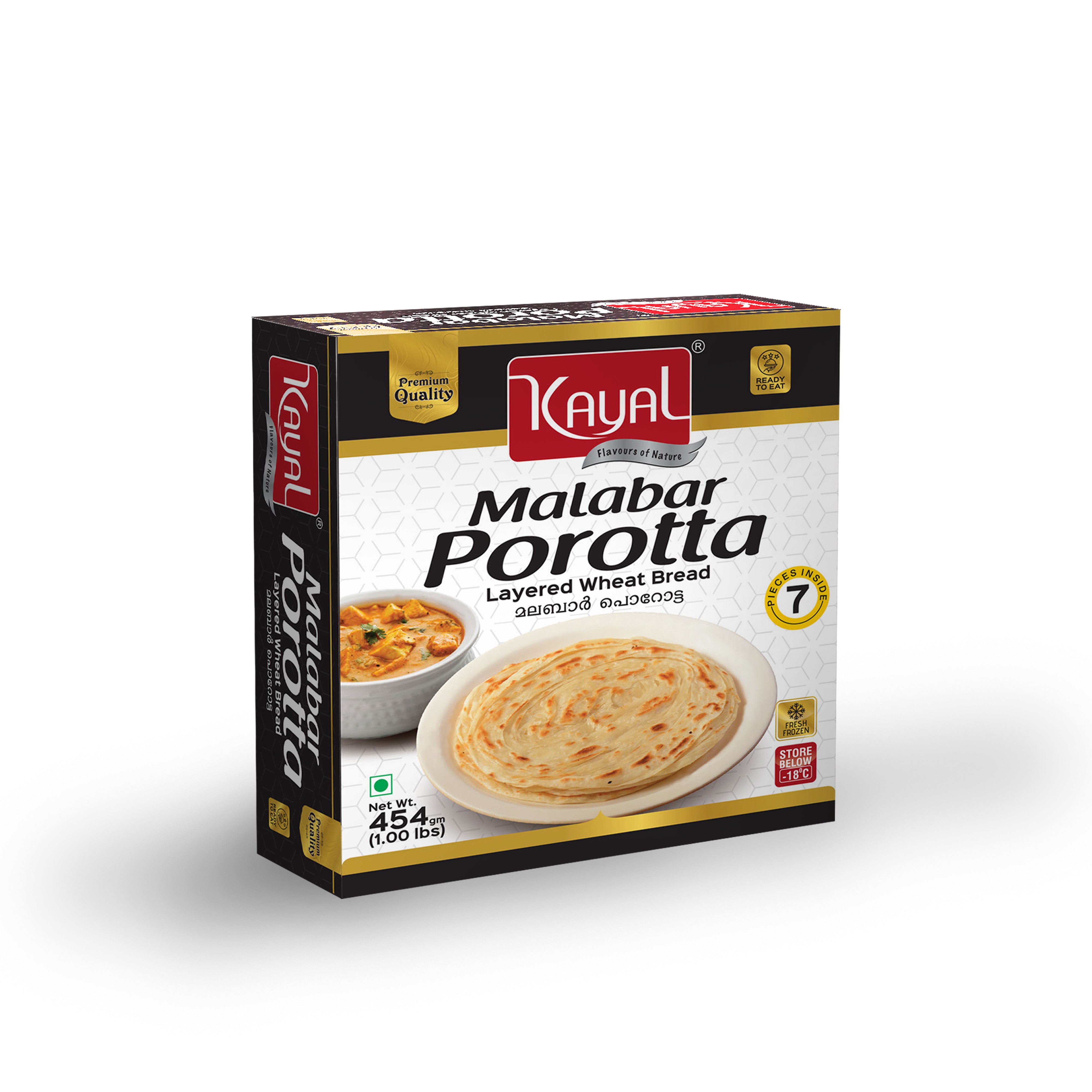 MALABAR POROTTA BREAD 454 GM