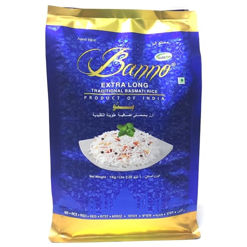 Banno Extra Long Traditional Basmati Rice 2.2 LBS