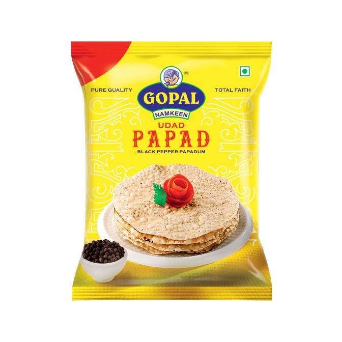 GOPAL UDAD PAPAD BIG  200 GM