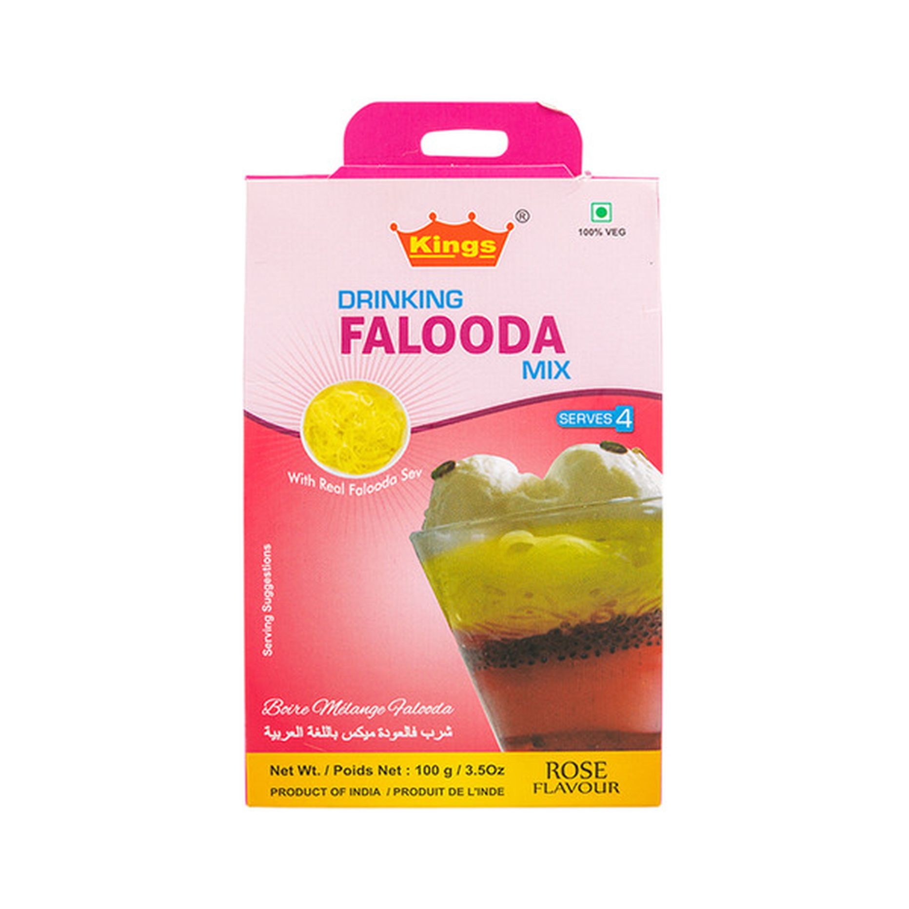 Kings Rose Falooda MIx 100 GM