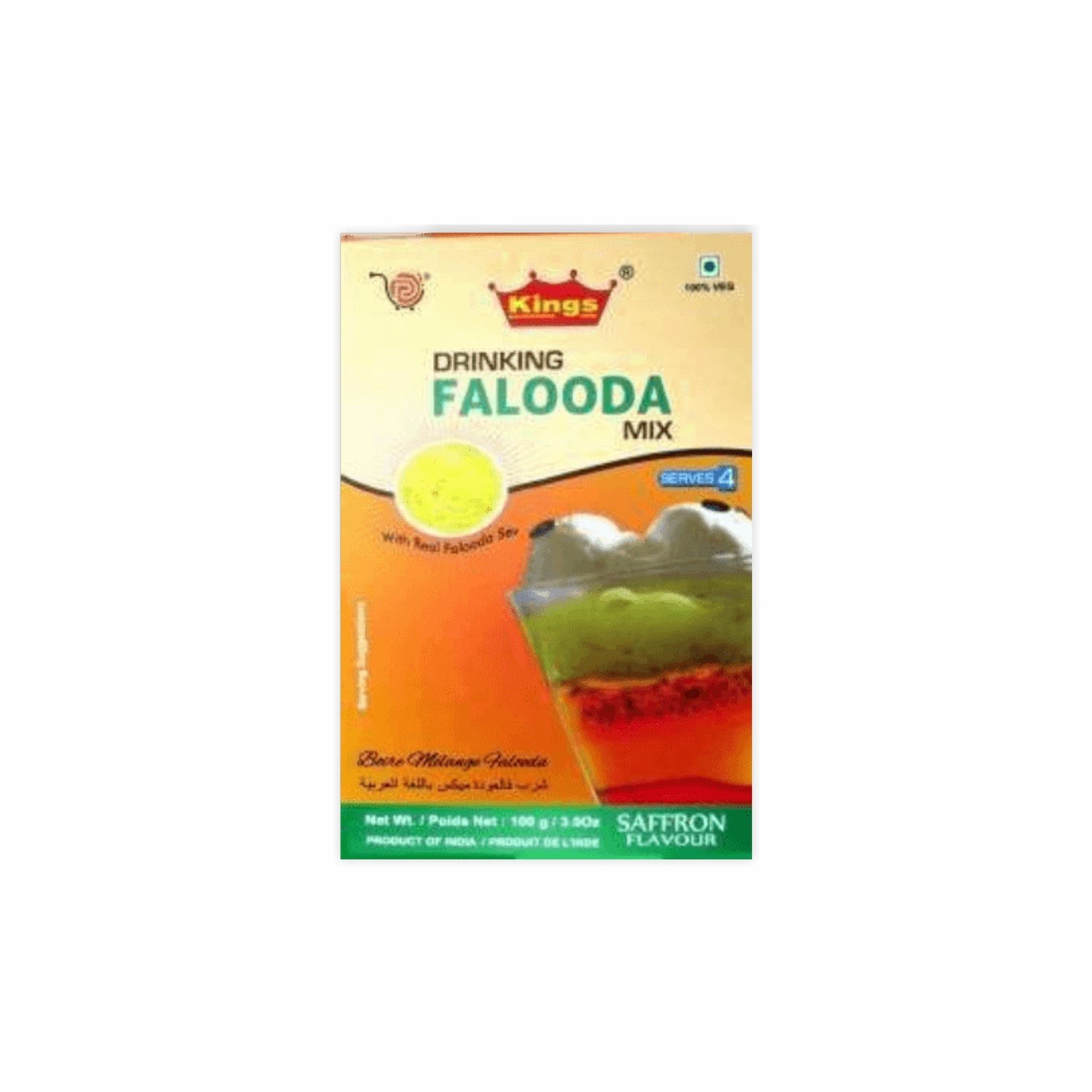 Kings Saffron Falooda Mix 100 GM