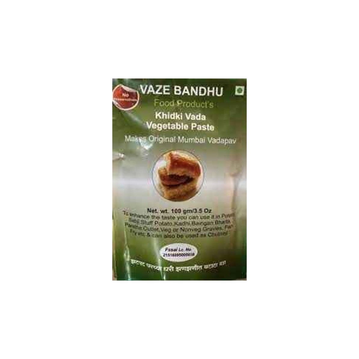 VAZE B. PASTE KHIDKI VADA 100 GM