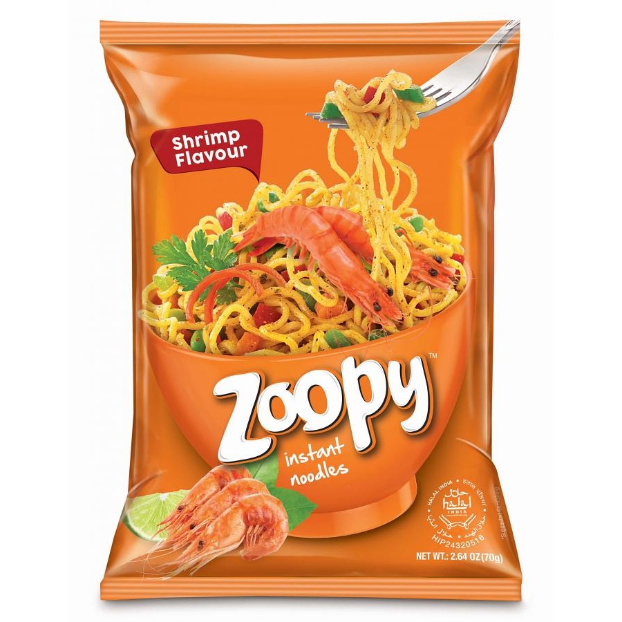 Zoopy Shrimp Noodles 70 GM