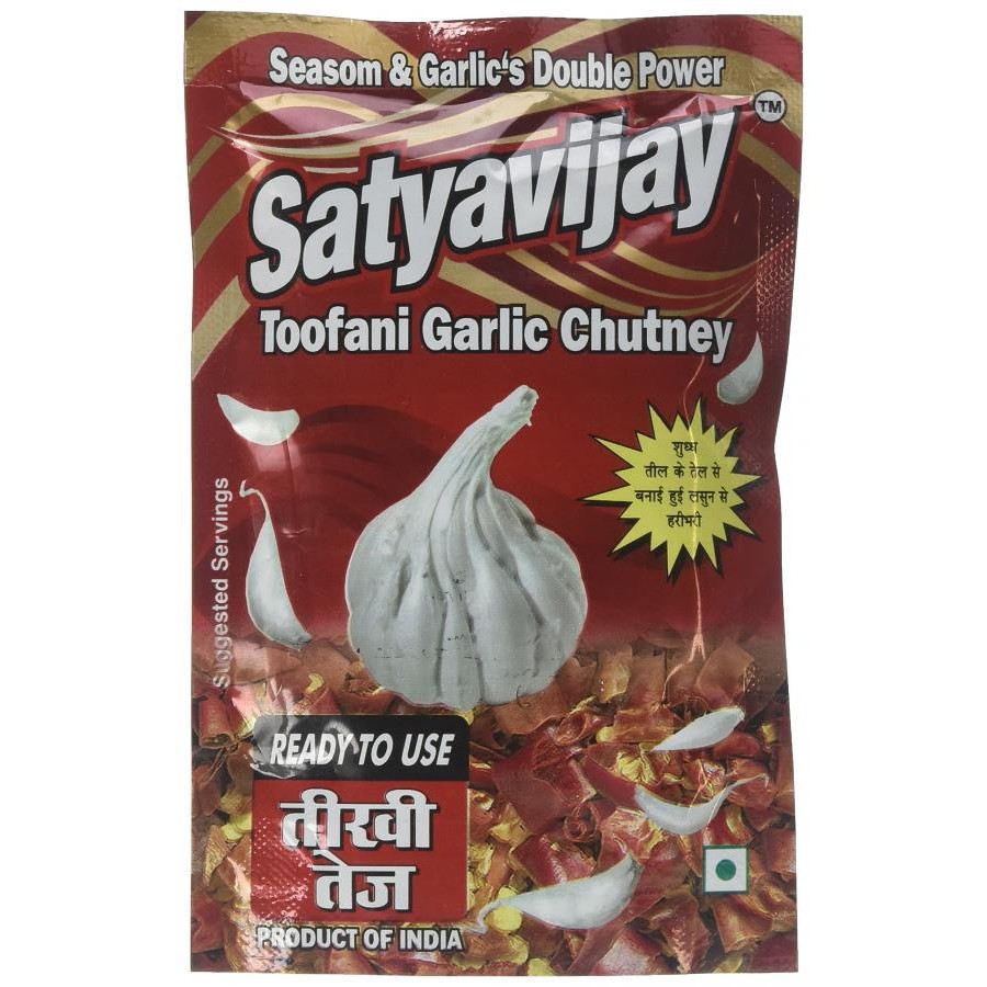 TOOFANI GARLIC CHUTNEY SATYAVIJAY 100 GM