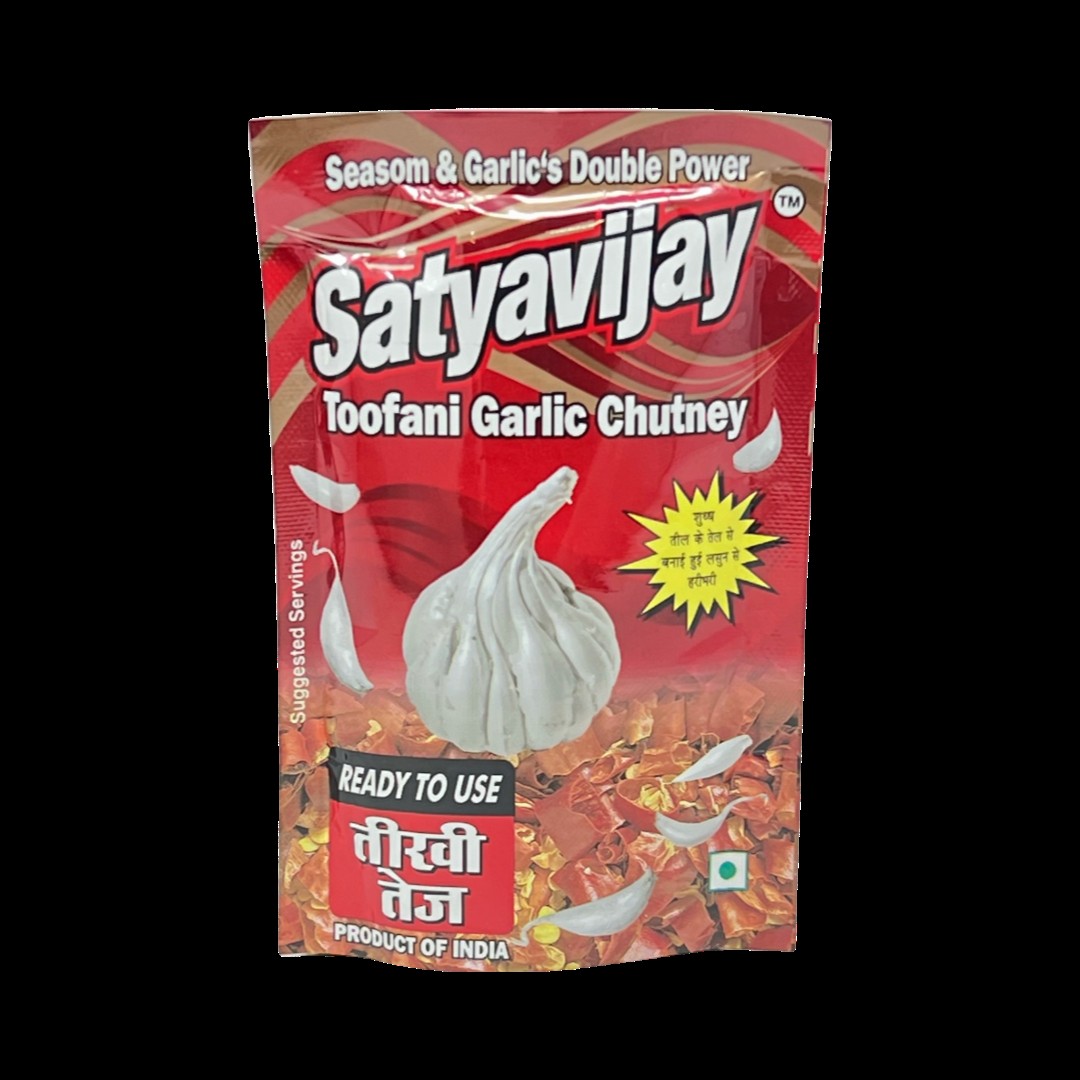 SATYAVIJAY GARLIC CHUTNEY 100 GM
