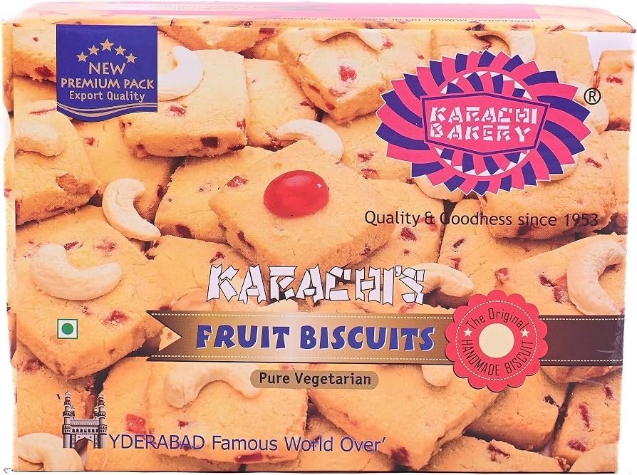 KARACHI BAKERY FRUIT BISCUITS 400 GM