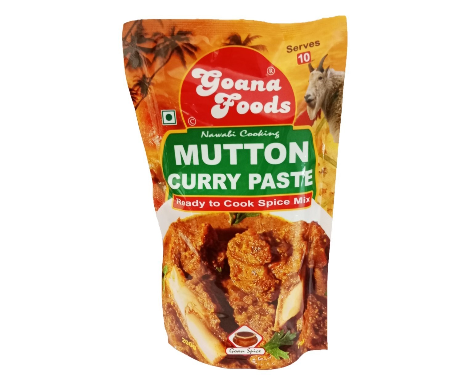 GOANA FOODS MUTTON CURRY PASTE 7 OZ