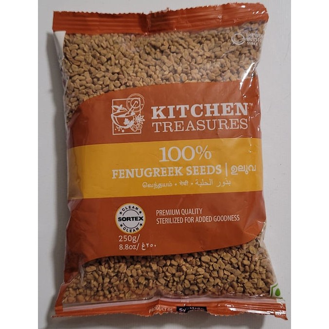 Kitchen Treasure KT FENUGREEK SEEDS 250 GM