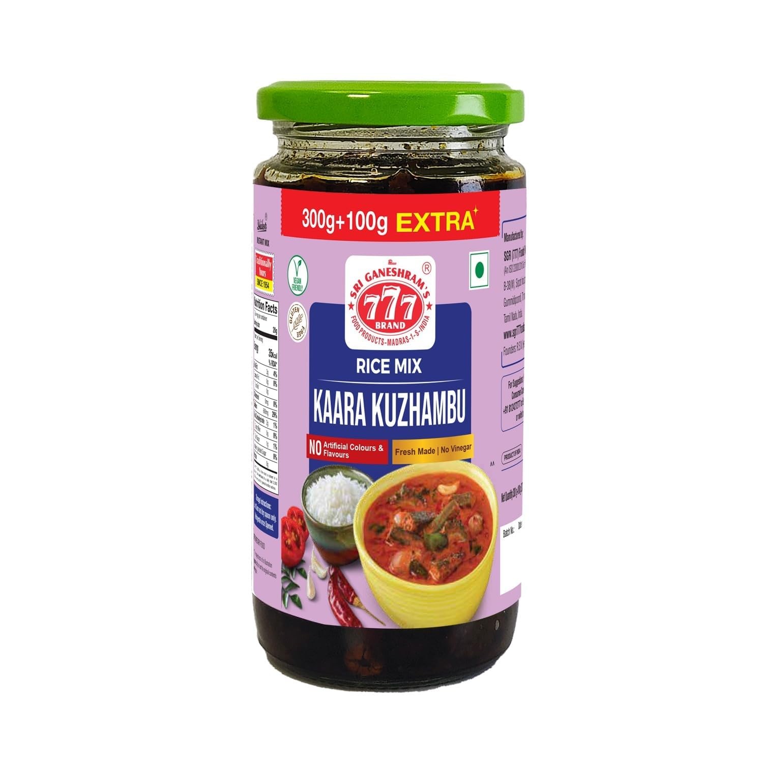 Chettinadu Karakuzhambu 400 GM