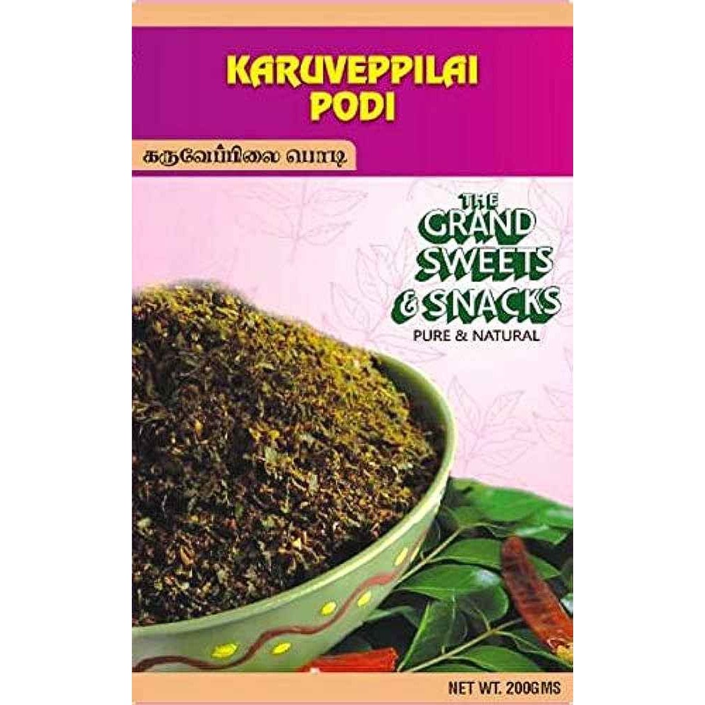 Grand Sweets Karuveppilai Podi 200 GM