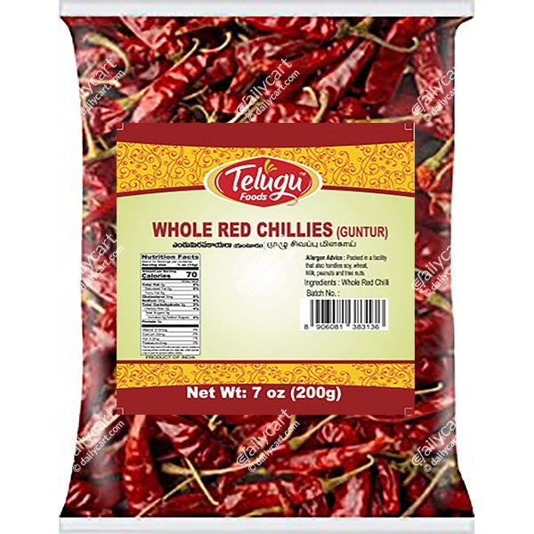 Swetha Chilli Whole 400 GM