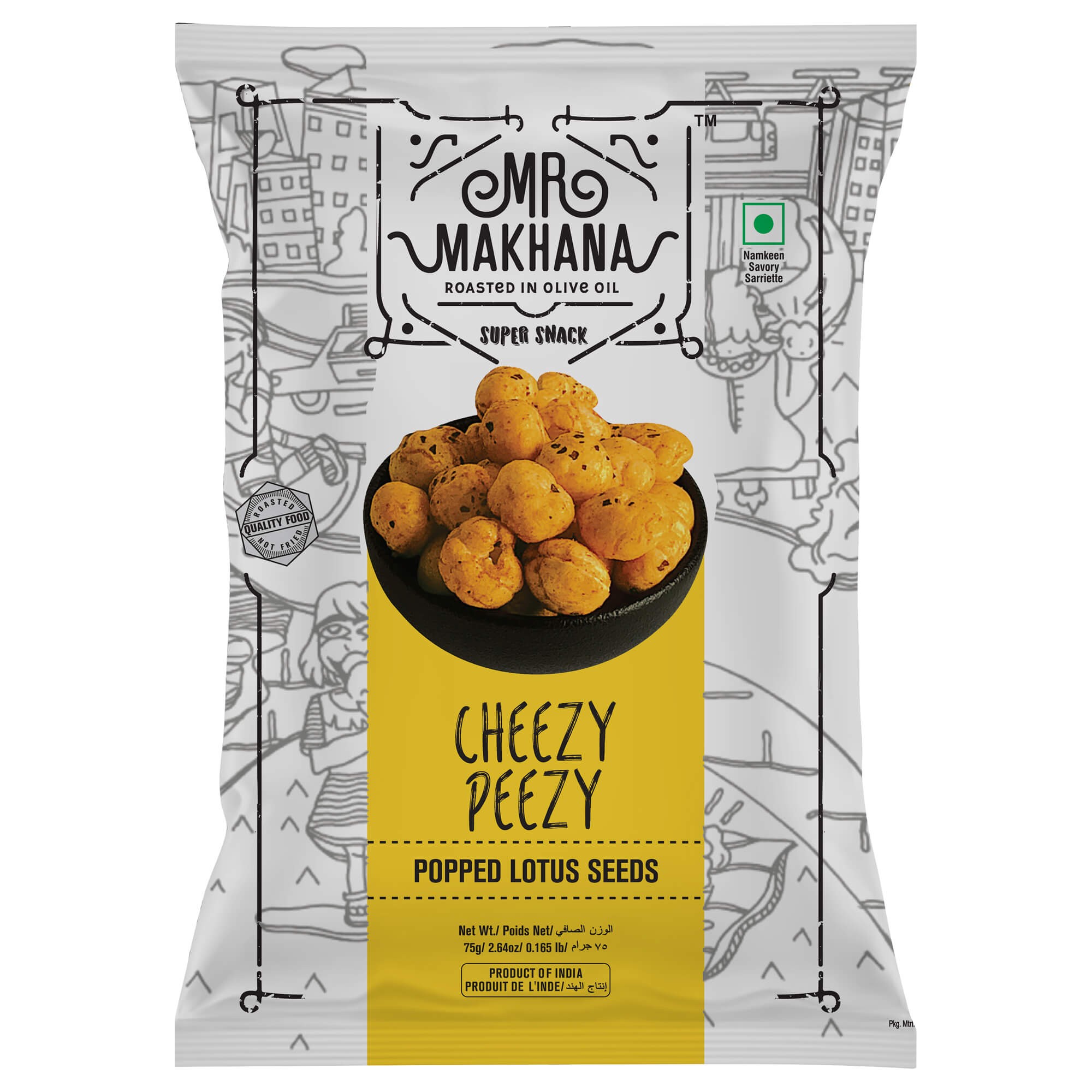 Mr.Makhana Cheezy Peezy 75 GM