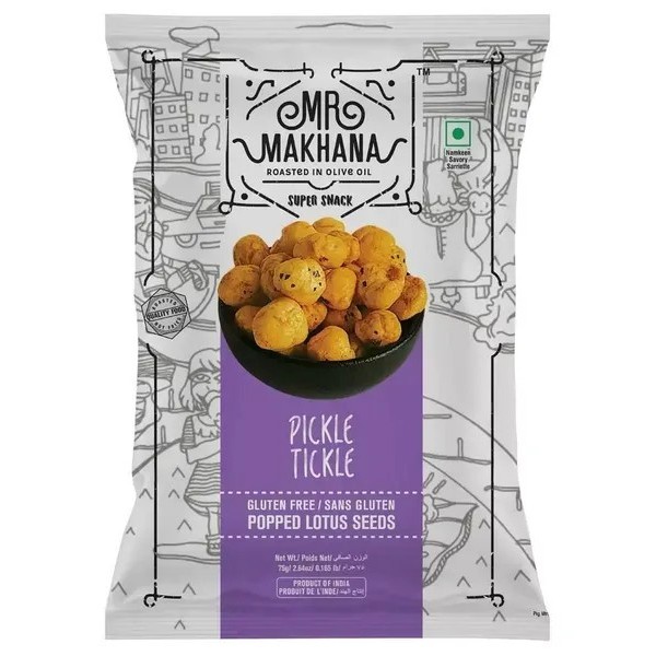 MR MAKHANA PICKLE TICKLE 75 GM