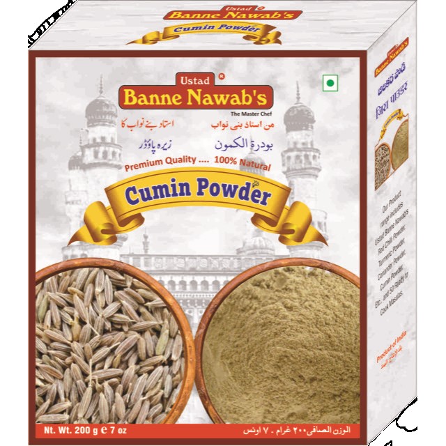 BANNE NAWAB CUMIN POWDER 200 GM