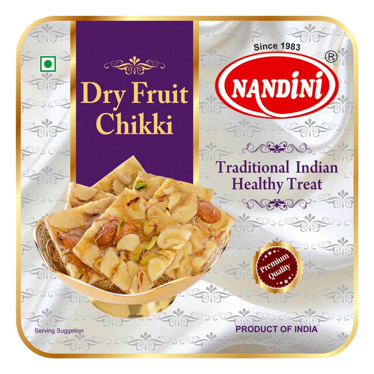 Nandini Dry Fruit Chikki 400 GM