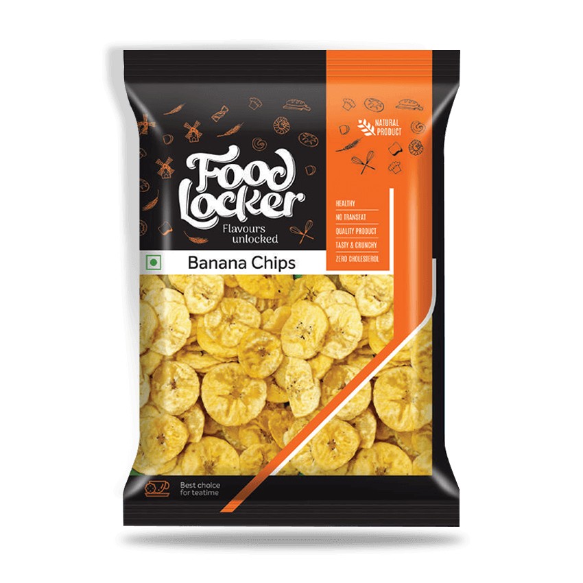 FOOD LOCKER BANANA CHIPS 900 GM