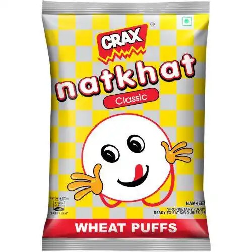 Crax Crax Natkhat Classic Wheat Puffs 62 GM