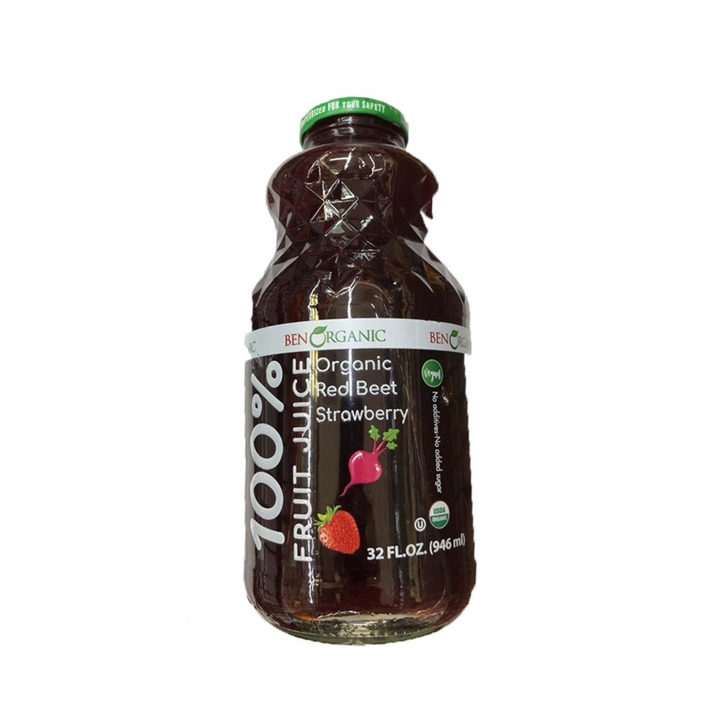 BEN ORGANIC RED BEET STRAWBERRY 946 ML