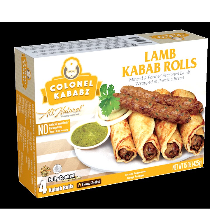 COLONEL LAMB KABAB ROLLS 425 GM