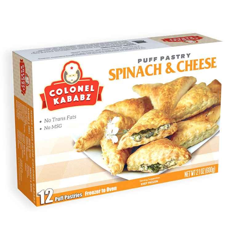 Spinach & Cheese Puff Pastry 600 GM