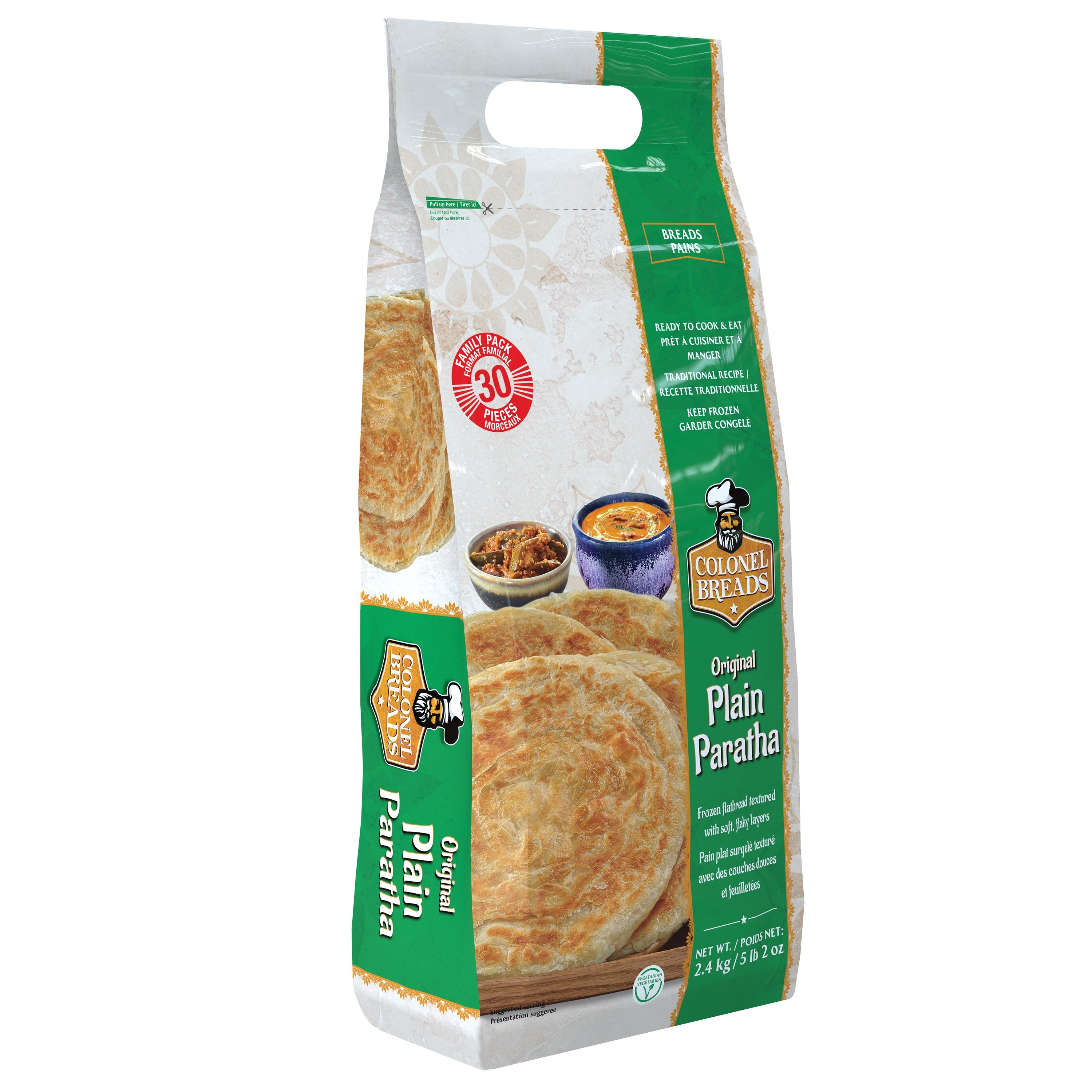 Colonel Original Plain Paratha 30 PCS