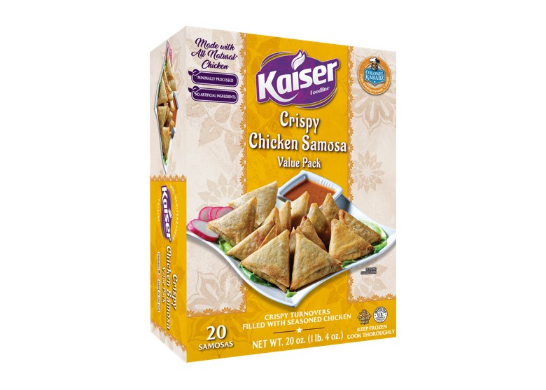 Kaiser Crispy Chicken Samosa Value Pack 20 PCS