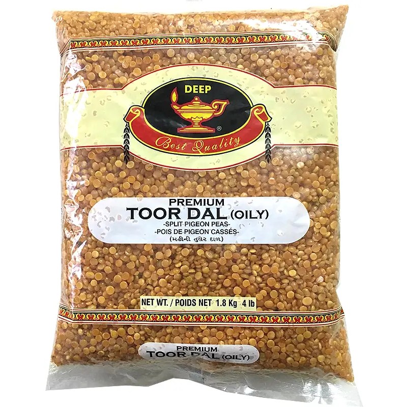 Real Toor Dal Oily  4 LBS